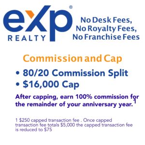 eXp Realty commission with other brokerages
